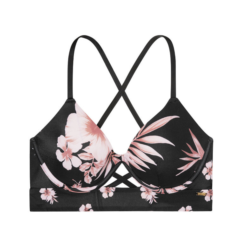 Victoria's Secret swim set PINK Push Up Cross Back